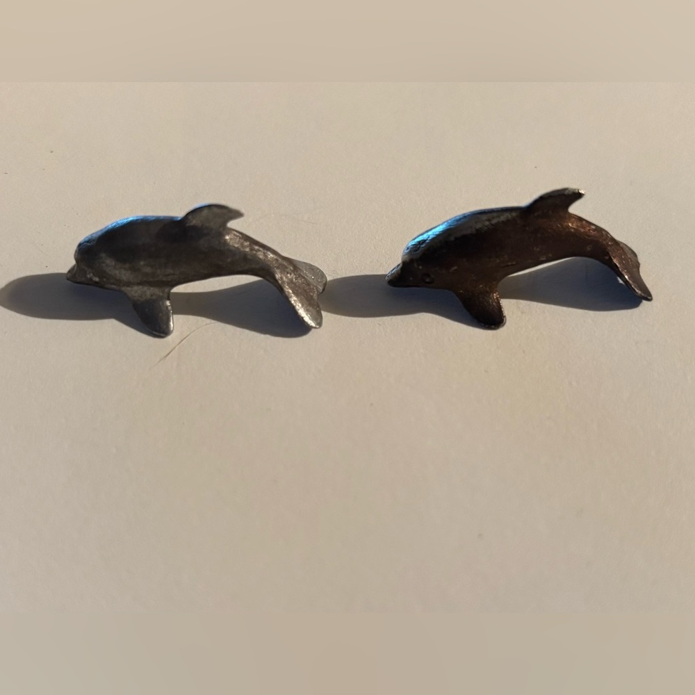 Vintage Spoontique P119 Pewter Dolphin
